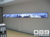 Leuchtkasten Alpenpanorama 5 Meter mit Spanntuch, zum einfachen Motivwechsel. LED Beleuchtung von 089 Werbung M�nchen.
