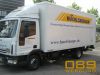 Beschriftung mehrerer LKW fr SPEDITION BCHLSBERGER in Mnchen.