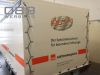 Anhngerbeschriftung fr einen Autotransporter fr eine Versicherung. 